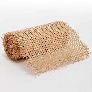 Mejor Venta de cintas de caña de ratán natural hechas a mano venta directa de fábrica rollos hexagonales de tejido de malla de ratán - Product Image 1