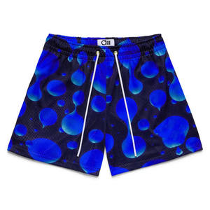 Breathable Men Summer Shorts 100% Cotton Casual Streetwear Mesh Shorts <b>Elastic</b> Waist Lightweight Jogging Gym Shorts - Product Image 4