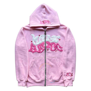 Sudaderas con capucha con estampado puff, sudaderas con capucha con cremallera y gráficos grunge, chaquetas, sudaderas con capucha de estilo hip hop y streetwear de Amazop Industries - Product Image 3