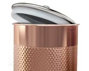 Meilleure Qualité – Récipient en Métal Demi-Frantelé avec Couvercle pour Farine, Sucre, Thé, Café, Épices – Organisateur de Rangement pour Cuisine - Product Image 5