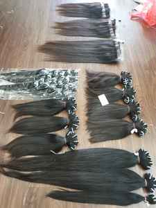 Extensions de cheveux vierges naturels à 100%, cheveux vierges de haute qualité, cuticules vietnamiennes et cambodgiennes, cheveux bruts, modèle de dentelle HD 1B, mèches humaines - Product Image 6