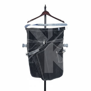 Nouvel Arrivage Nafko Industry Tabliers de Ferrier en Cuir Véritable de Luxe avec Ceinture à Boucle, Dernier Design, Durables, Robustes, Réutilisables, Noirs - Product Image 6