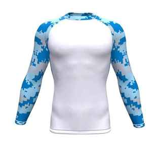 Out Class Custom Printed Long Sleeve Fit Compression Men's Rash Guard Sublimation Printed Rash Guard <b>Tshirts</b> - Product Image 1