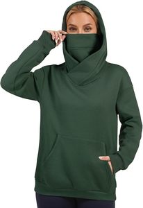 Sudadera de Alta Calidad Premium Oversize con Cuello Alto Estilo Urbano, de Algodón Afelpado, Ajuste Holgado, Casual de Invierno, Personalizable con Logo Frontal - Product Image 2