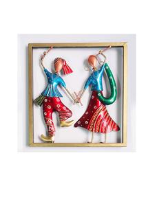 งานศิลปะติดผนังดีไซน์โบราณรูปคนชายหญิง เหมาะสำหรับตกแต่งภายในสำนักงานในเมือง พื้นที่นั่งรอ และชั้นวางของตกแต่งบ้าน - Product Image 2