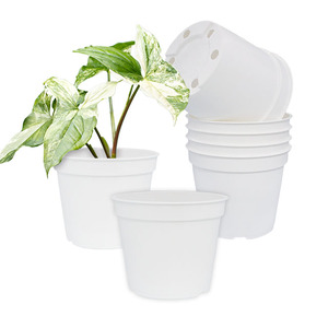 Pots de jardinage en polymère bien conçus incassables Pot de propagation Café terrasse jardinage Vitrine embellissement L-002-1 - Product Image 5