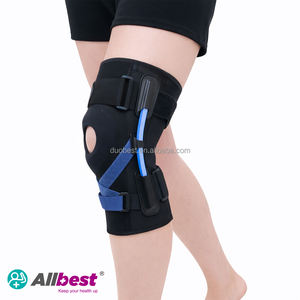 Rodillera de neopreno para ACL y MCL con soporte de muelles bilaterales para deportes y rehabilitación OEM - Product Image 1