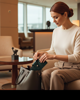 Étui à lunettes WRIZA en cuir véritable de qualité supérieure, motif croco fin, pochette souple pour lunettes, porte-lunettes de soleil avec logo personnalisé pour B2B