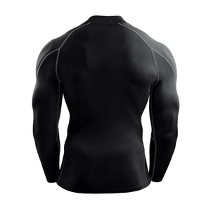 Lightweight Slim Fit Unisex <b>Compression</b> <b>Shirts</b> Short 220g Polyester/Nylon Quick Dry Breathable Eco-Friendly UPF50+ Rash Guard - Product Image 5