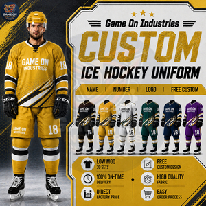 2026 Best Supplier Customized Made Team Apparel Full Dye Sublimation Team Name & Number Private Lable Ice Hockey Uniform - Product Image 5