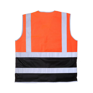 เสื้อกั๊กนิรภัยตาข่ายระบายอากาศ สีเหลืองมะนาว ANSI Class 3 ซิปด้านหน้า กระเป๋าหลายช่อง สะท้อนแสง - Product Image 2