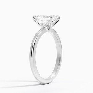 Bague BOJ 065 en argent 925 avec diamant solitaire Elodie taille poire radiant 2 carats couleur D VVS1 Moissanite certifiée GRA – Offre à prix réduit - Product Image 2