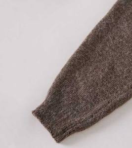 Suéter de Punto para Mujer con Mangas Murciélago - Jersey Holgado Informal de Invierno - Suéter de Punto Suave y Moderno para Mujer con Perlas de Diamantes - Product Image 5