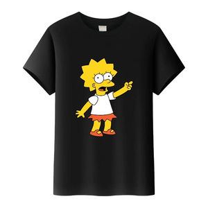 T-shirt à manches courtes pour femme, motif dessin animé, blanc, unisexe, style années 90, col rond, pour homme, haut ample, pour fille, vêtements pour enfants - Product Image 3