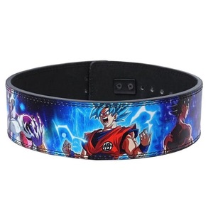 High Quality Heavy Duty Breathable Sublimation Printed Anime Character Gym Lever Belt Buckle Closure Fitness Powerlifting - Product Image 3