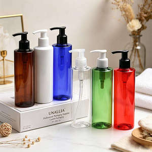 ขวดปั๊มโลชั่นแบบกด รุ่น Unalilia JH15 ขนาด 250 มล. 8 ออนซ์ ทรงกระบอก วัสดุ PET สีทอง/พิมพ์ซิลค์สกรีน พร้อมระบบล็อคเปิด/ปิด  รับผลิตตามสั่ง ขายส่ง - Product Image 5
