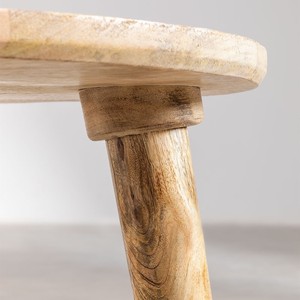 Mesa Auxiliar Vandana Amber de Madera de Mango Natural - Product Image 5