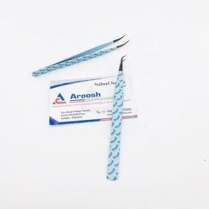 Pince à épiler professionnelle noire en papier plasma enduit, durable, pour extensions de cils, avec logo personnalisé, vente en gros - Product Image 6