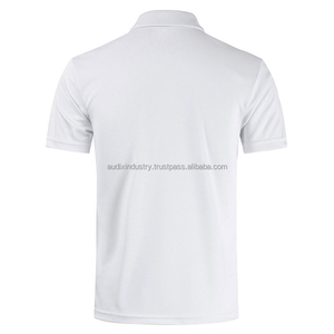 Camiseta Polo de Manga Corta para Hombre, Diseño OEM y Color Personalizado con el Logotipo de su Marca, Poliéster de Secado Rápido, Camiseta de Golf Negra - Product Image 3