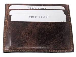 Handmade Vintage Brown Leather Card <b>Holder</b> for Men Slim Minimalist Card <b>Wallet</b> Wholesale Manufacturer India at lower price - Product Image 4
