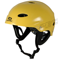Casque de sécurité jaune en ABS pour sports nautiques et rafting, avec logo personnalisé 8-10 Air, par Aropec Sports Corp., OEM ODM, modèle pionnier
