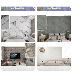 Paneles de Pared de PVC WPC Personalizados, Modernos, Ignífugos e Impermeables para Sala de Estar, Revestimiento de Paredes - Product Image 5