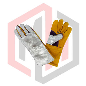 Guantes de Soldadura TIG MIG de Cuero Resistentes al Calor, Antideslizantes, Resistentes a Desgarros, Transpirables, Sin Silicona, Anticorte, Antiestáticos - Product Image 2