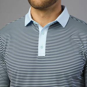 Camisetas de Golf a Rayas para Hombre, Personalizadas, Elásticas en 4 Direcciones, de Buena Calidad - Product Image 2