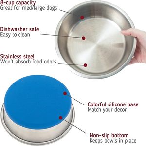 Tazón de Acero Inoxidable Personalizable para Perros, Antideslizante, 200 ml, Diseño Portátil, Tazones para Comida de Mascotas para Gatos, Duradero y Ecológico - Product Image 5