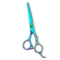 Ciseaux de coiffeur à main gauche de haute qualité | Ciseaux de barbier Salon | Équipement de barbier Kit de barbier sac de barbier avec votre propre marque