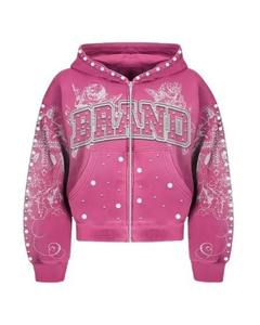 Sudaderas con Capucha de Algodón con Logotipo Personalizado al por Mayor, MOQ Bajo, Sudadera Unisex de Estilo Urbano, Suministro para el Mercado Estadounidense - Product Image 3