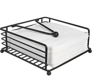 Trendy Metal Napkin Stand For Dining Table And <b>Kitchen</b> Premium <b>Tissue</b> <b>Holder</b> For Home Office And Restaurant - Product Image 1