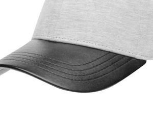 Gorra de Béisbol Impermeable de Jersey de Algodón con Estampado Animal y Detalle de Perlas, Color Gris Claro, Visera Negra, 6 Paneles, Ajustable, para Deportes de Invierno - Product Image 4