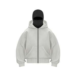 เสื้อฮู้ดดี้ผู้ชายแบบพรีเมียมสั่งทำพิเศษ ฮู้ดคู่ ซิปคู่ พร้อมปักโลโก้ตามแบบ ผ้าฟลีซ - Product Image 2