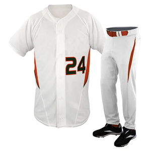 Wholesale Best Price Customized Logo Unisex <b>Baseball</b> Uniform for Sale Custom Design Slim Fit 100% Polyester Quick Dry Breathable - Product Image 1