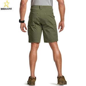 Shorts utilitaires extensibles pour hommes, shorts décontractés légers à séchage rapide, shorts cargo de randonnée et de golf avec poches zippées - Product Image 2