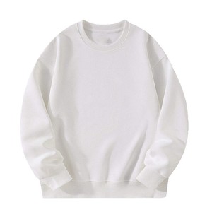 Dark Blue Oversized Men Sweatshirt Fleece Crewneck Private Label Wholesale Apparel Manufacturer Bulk Supplier USA EU Brand US - Product Image 3