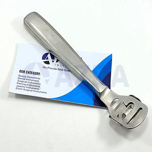 Herramienta para raspar callos de acero inoxidable con mango ergonómico para eliminar la piel muerta, cuidado de los pies, pedicura y suavizado de talones - Product Image 4