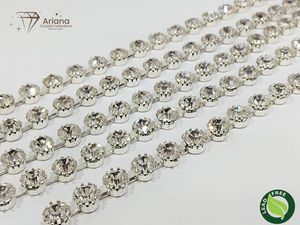 Cadena de Cristales A-1840, Cadena de Cristales Premium para la Creación de Joyas, Decoración de Vestidos de Novia, Adornos para Prendas, Manualidades DIY - Product Image 1