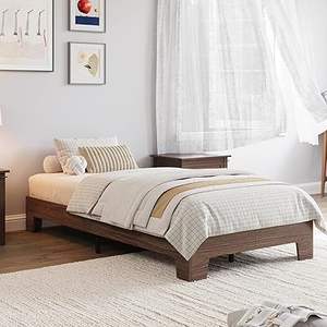 Base de Cama de Madera Maciza de Lujo con Cabecero, Tamaño King, Hecha a Mano, Diseño de Alta Calidad, Muebles de Dormitorio de Madera - Product Image 5