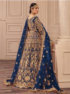Vestido de novia Anarkali de alta calidad con trabajo de bordado pesado para niñas y mujeres disponible en cantidad a granel - Product Image 2