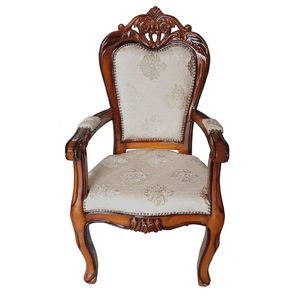 Wooden Royal Chair Teak Wood - Product Image 3