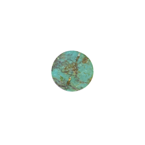 Turquesa Natural Redonda Cabujón Gema Verde Pulida 18x18mm 11.0 Cts USA para Fabricación de Joyas - Product Image 5