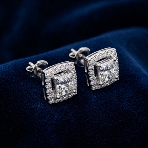 Pendientes Clásicos y Modernos con Diamantes Solitarios, 2.52 Ct, Diamante Cultivado en Laboratorio, Oro Amarillo, Blanco y Rosa de 9K, Certificados por Aigs, Unisex, para Boda - Product Image 5