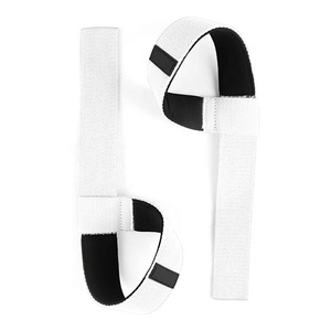 2025 Custom Logo Heavy Duty Fitness Padded Neoprene Cotton 24" Weightlifting <b>Weight</b> Gym Pull Deadlift Lifting <b>Wrist</b> Straps - Product Image 1