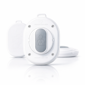 Dispositivo de Entrenamiento de RCP Heartpush de Acero Blanco, Dispositivo de Entrenamiento Manual Portátil de Ciencias Médicas, Compresión Torácica Precisa, Primeros Auxilios - Product Image 1