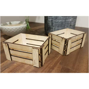 Caja de Madera Rústica al por Mayor, Caja de Almacenamiento Decorativa para Comercio Minorista, Caja de Embalaje de Frutas Apilable de Alta Resistencia, Cajas de Tamaño Personalizado - Product Image 6