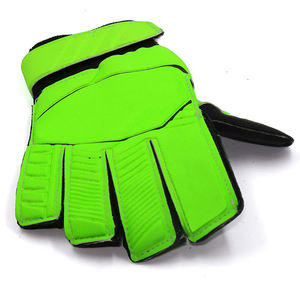 Goalkeeper Gloves Anti <b>Slip</b> Custom Rubber Soccer Goalie Designed Custom Logo High Quality Leather <b>Full</b> Finger Adjustable Wrist - Product Image 6