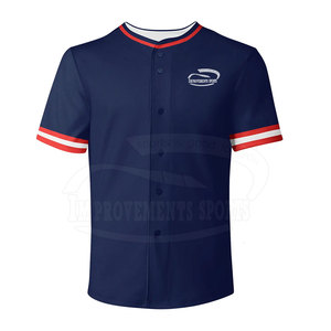 Vente en gros Bon marché Maillot de baseball à manches courtes Maillot de baseball Nouveau style de maillot de baseball - Product Image 1