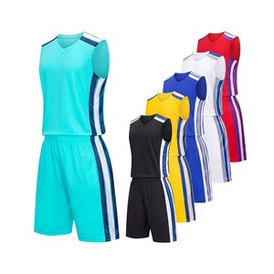 Custom Sublimated Basketball Jersey Shorts Set V-Neck Sleeveless Unisex Adult Quick Dry Moisture Wicking Breathable Athletic - Product Image 1